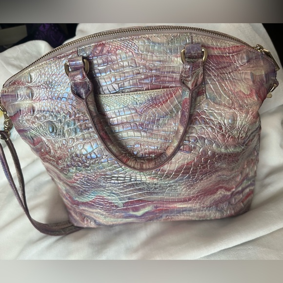 Multicolor (unicorn) Large Duxbury Satchel - Brahmin - Picture 3 of 10